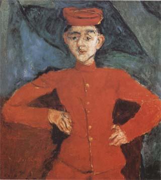 Chaim Soutine Page Boy at Maxim's (mk09) oil painting image